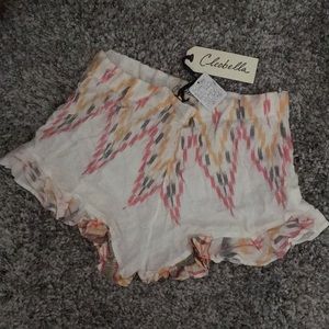 NWT FREE PEOPLE Ciaobella shorts L 🧡💛